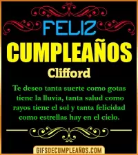 GIF Frases de Cumpleaños Clifford